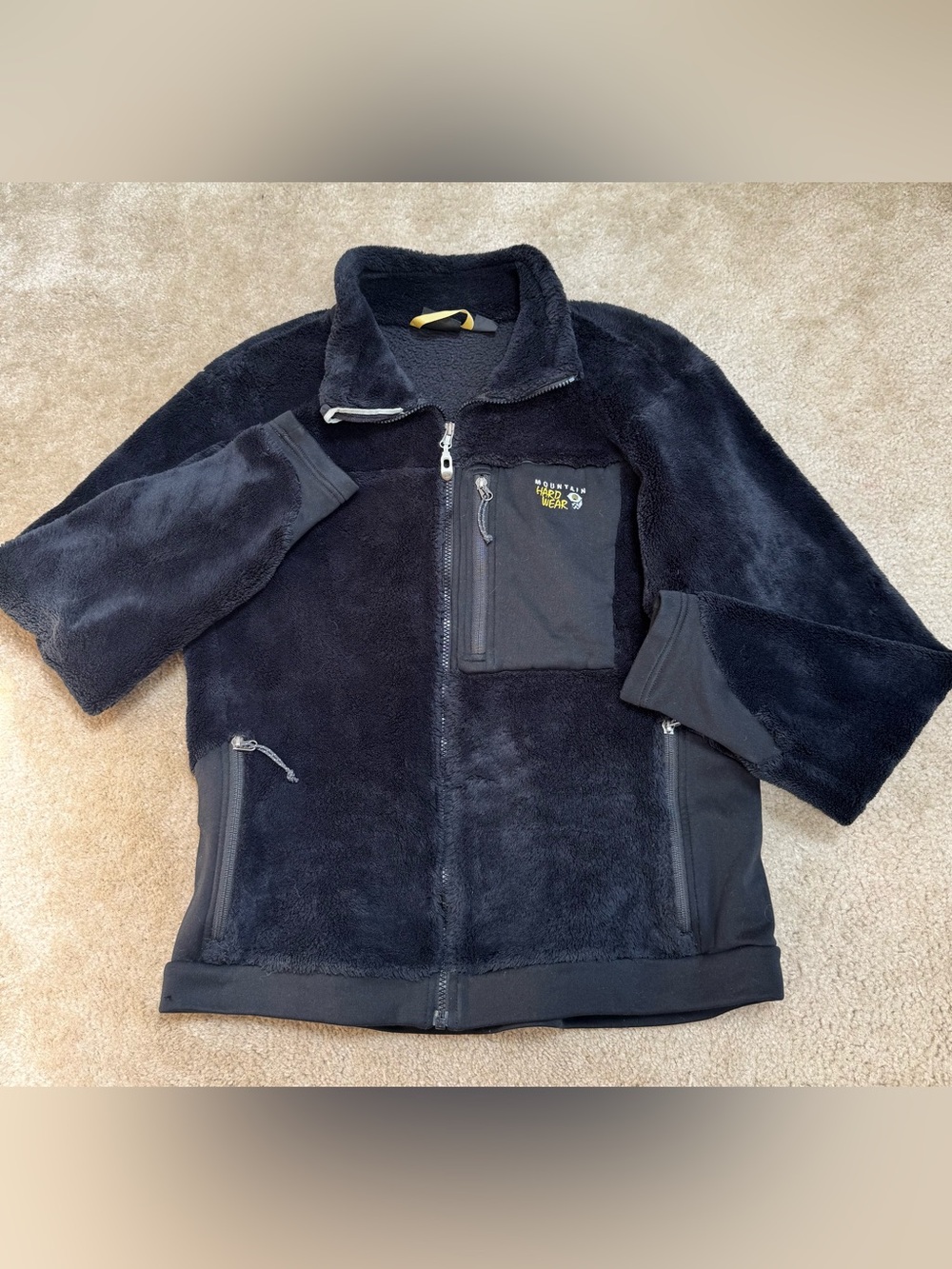 Women’s Sz XL Mountain Hardwear Black Fleece Jacket